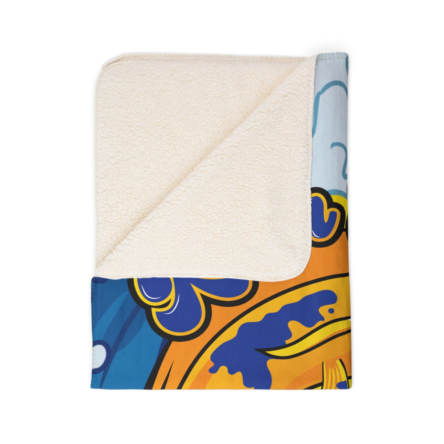 Kern Premier Koi - Fleece Sherpa Blanket