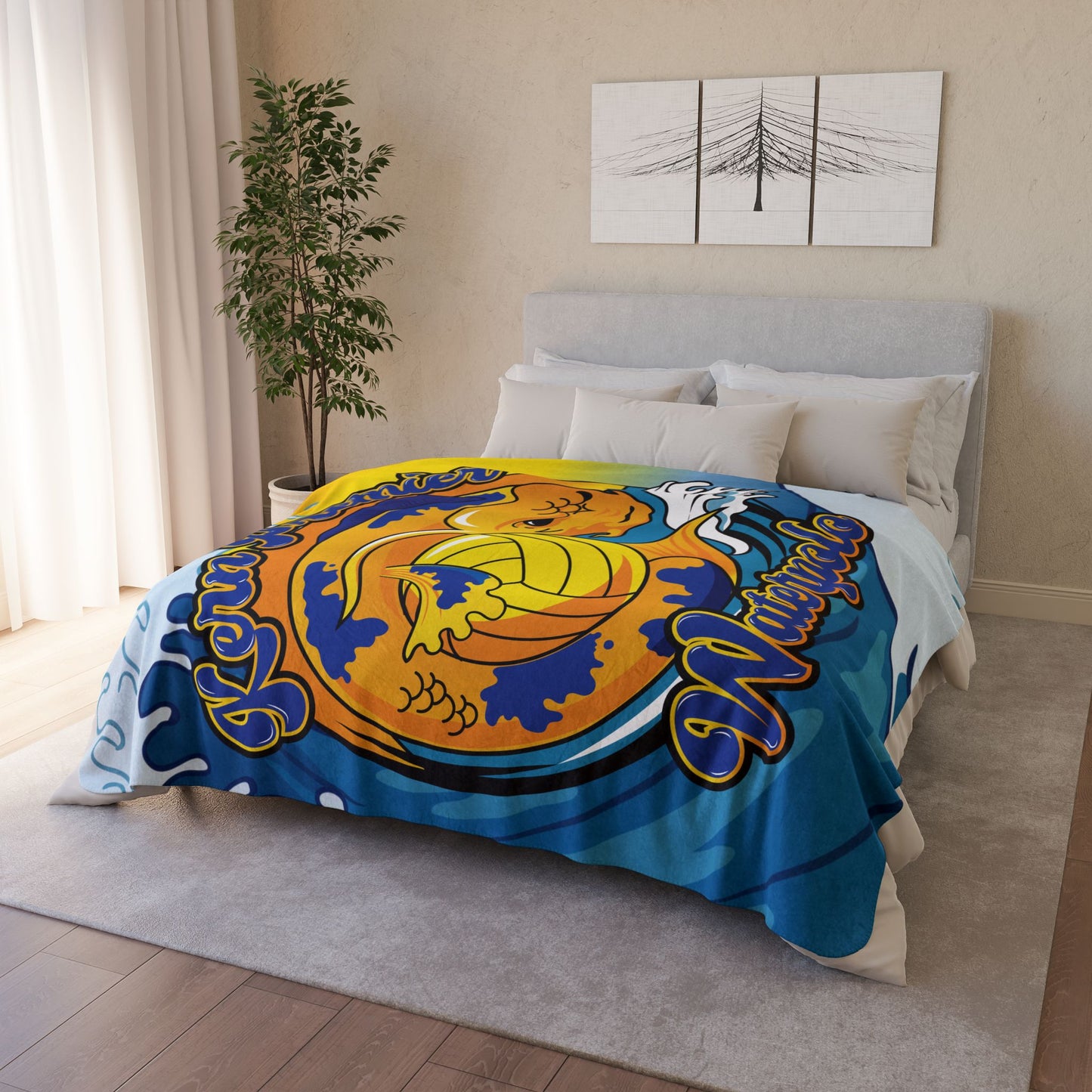 Kern Premier Koi - Fleece Sherpa Blanket