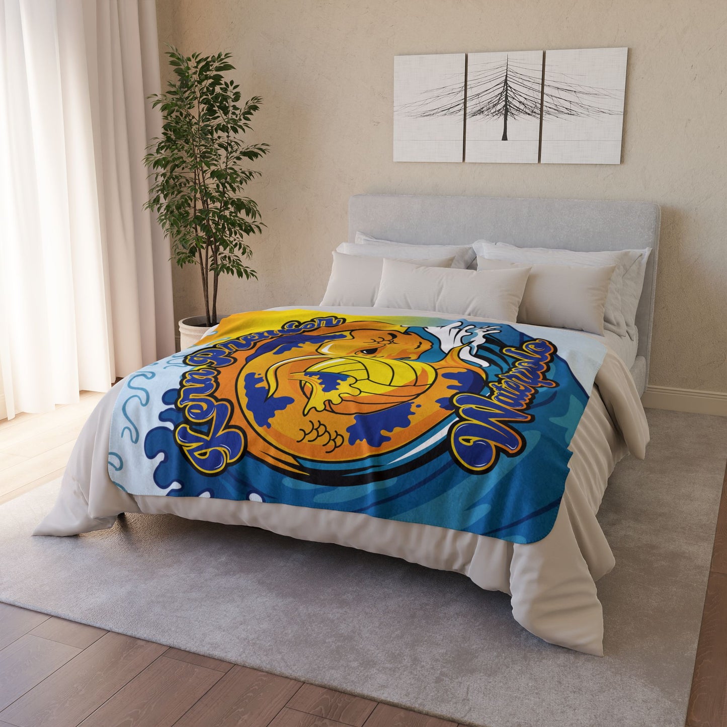 Kern Premier Koi - Fleece Sherpa Blanket