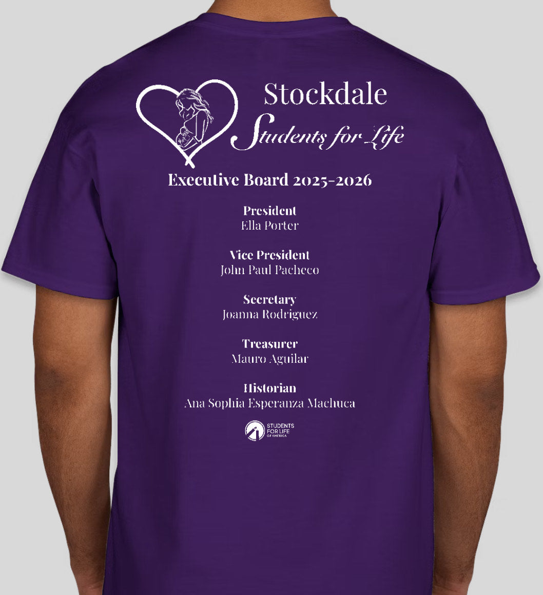 Stockdale High School - Student for Life Club Shirt 2026