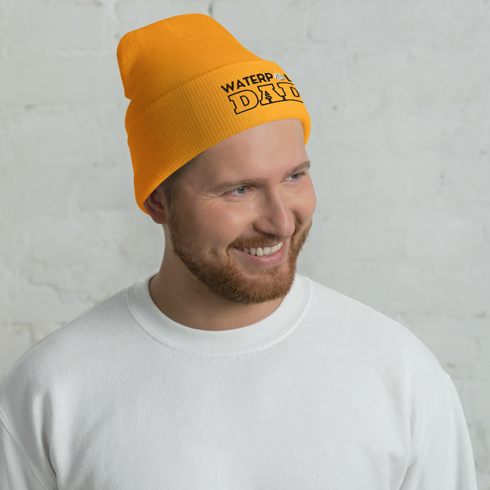 Waterpolo Dad - Embroidered Cuffed Beanie | Yupoong 1501KC