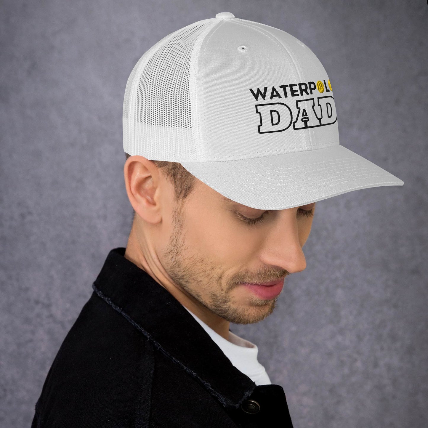 Waterpolo Dad - Embroidered Retro Trucker Hat | Yupoong 6606