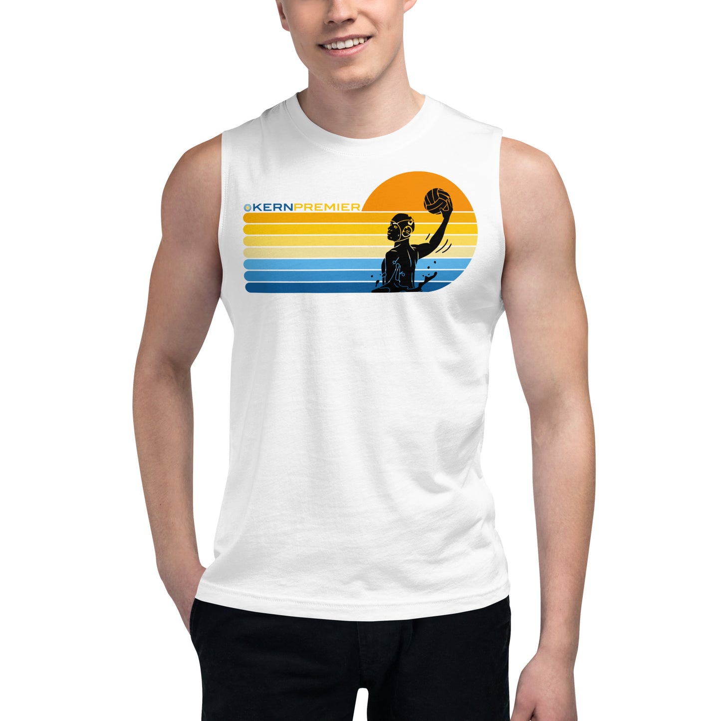 Kern Premier Sunset Muscle Shirt male silhouette