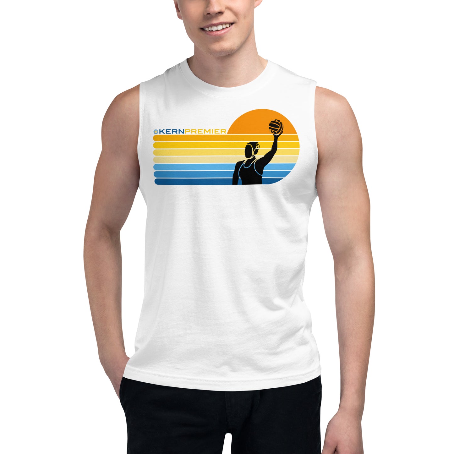 Kern Premier Sunset female silhouette Muscle Shirt