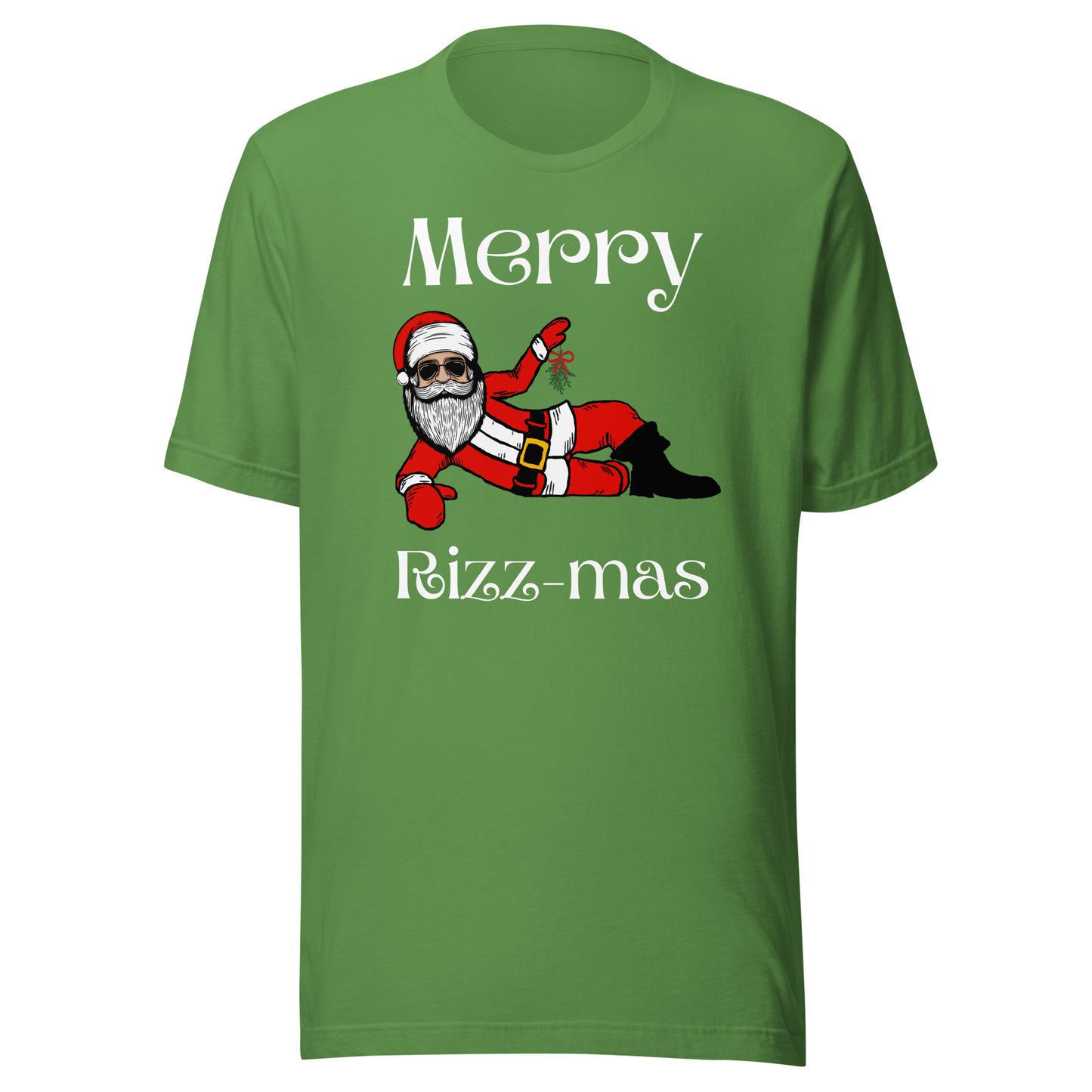 Merry Rizz-mas Unisex t-shirt (white font)