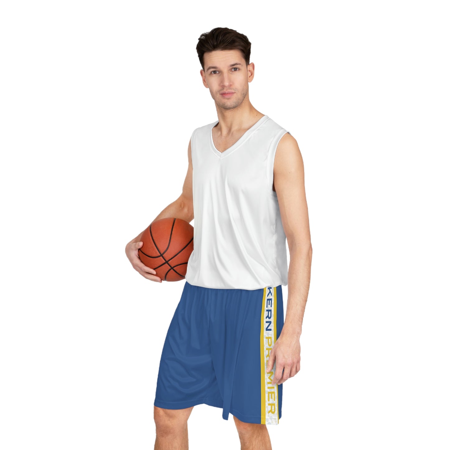 Kern Premier - Blue and Gold - Basketball Shorts