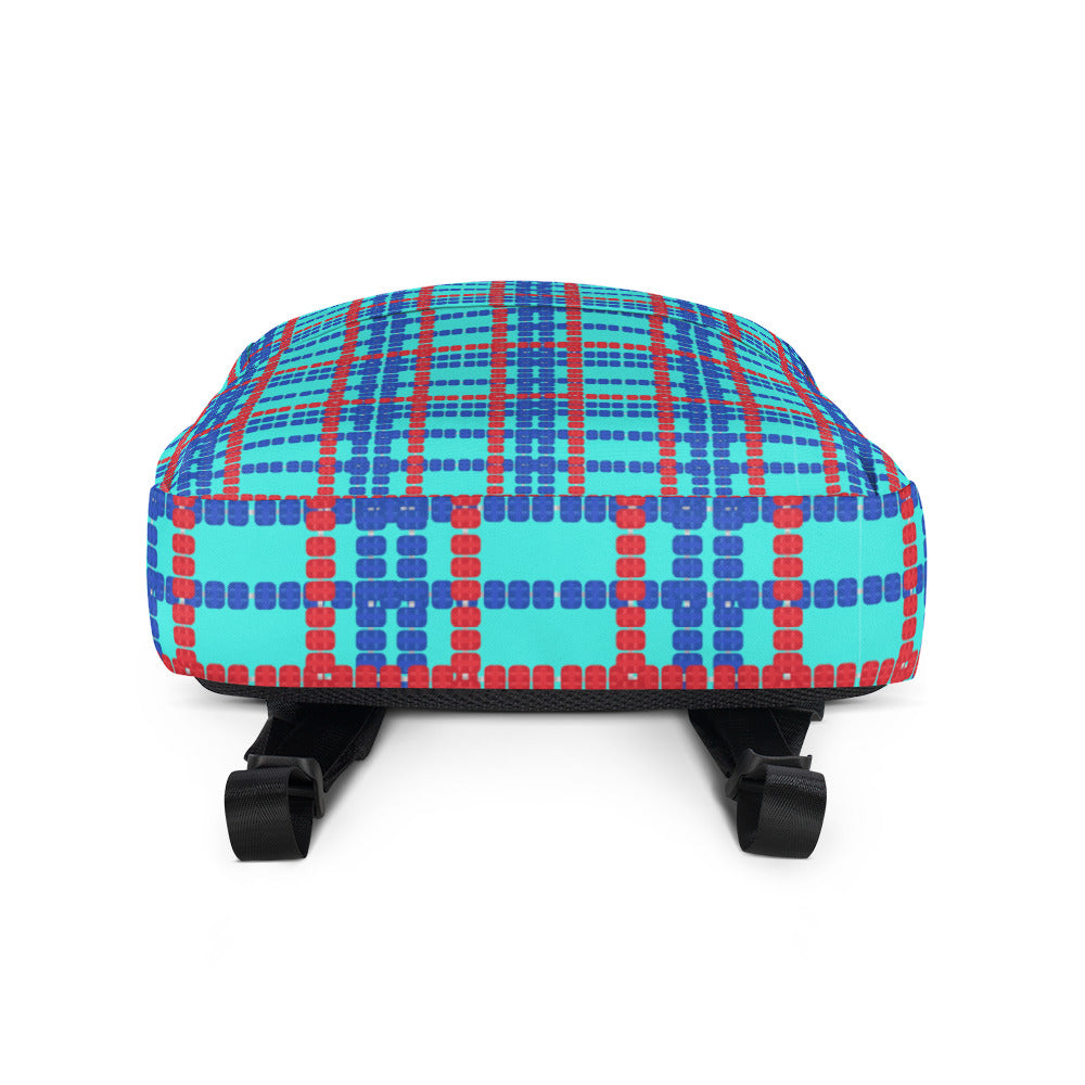 Lane Lines Plaid Backpack