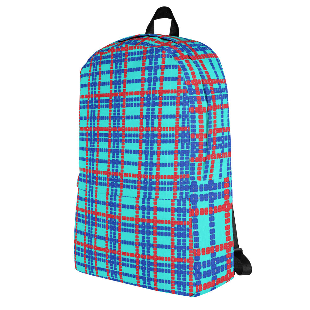 Lane Lines Plaid Backpack