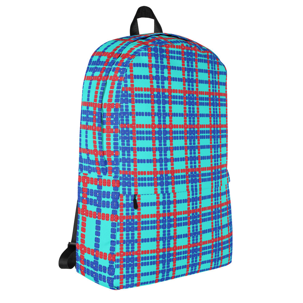 Lane Lines Plaid Backpack