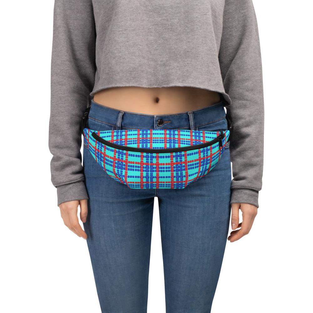 Lane Lines Plaid- Fanny Pack