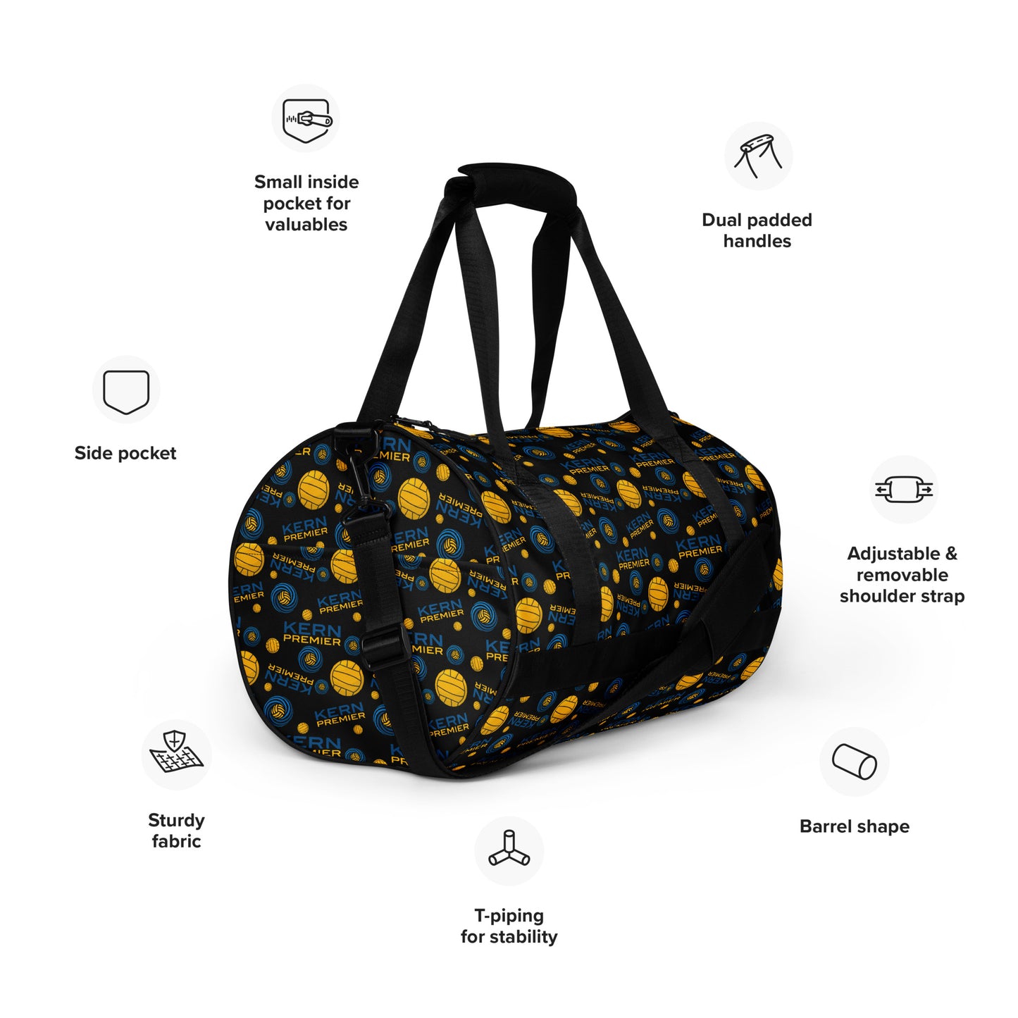 Kern Premier All-over print gym bag