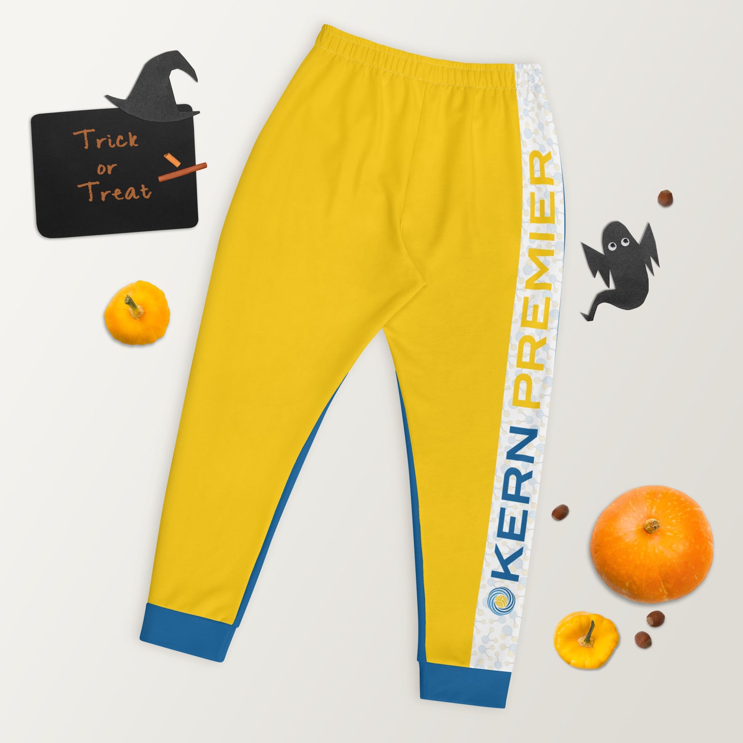 Kern Premier - Blue and Gold with H20 Waterpolo Molecule Stripe and Logo - Joggers