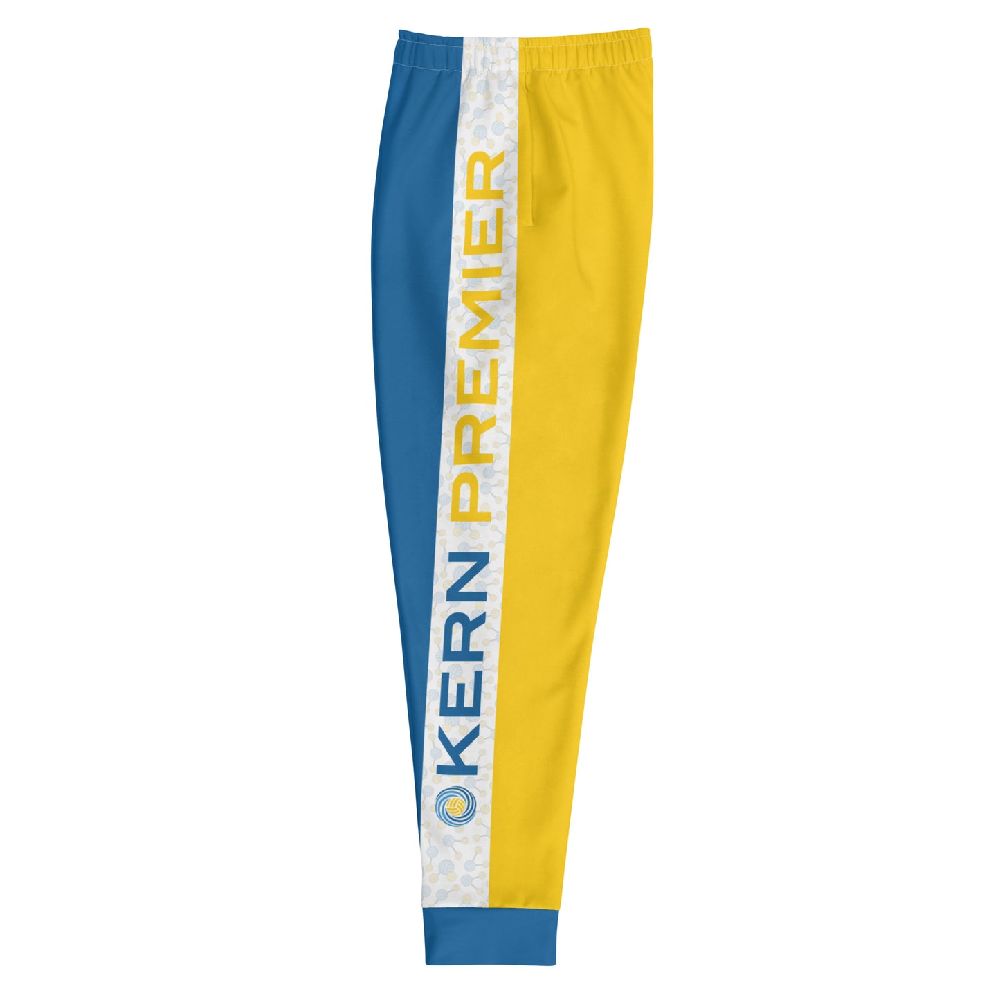 Kern Premier - Blue and Gold with H20 Waterpolo Molecule Stripe and Logo - Joggers