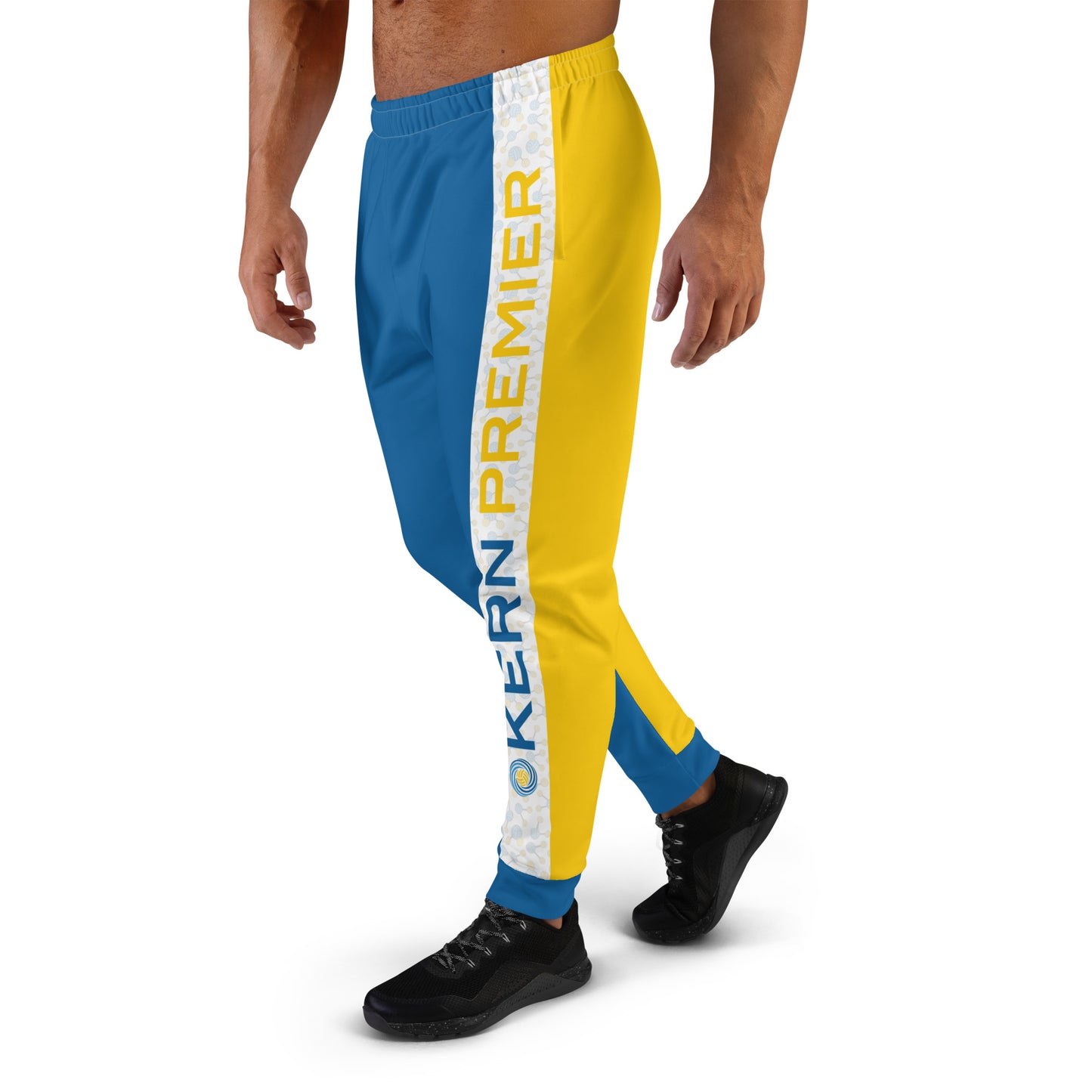 Kern Premier - Blue and Gold with H20 Waterpolo Molecule Stripe and Logo - Joggers