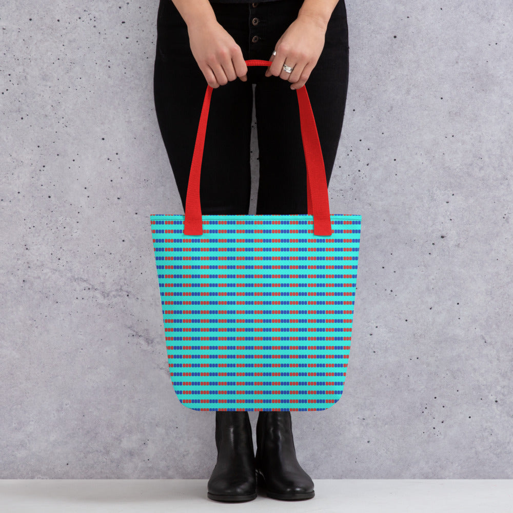 Swim Lane Stripes- Tote bag