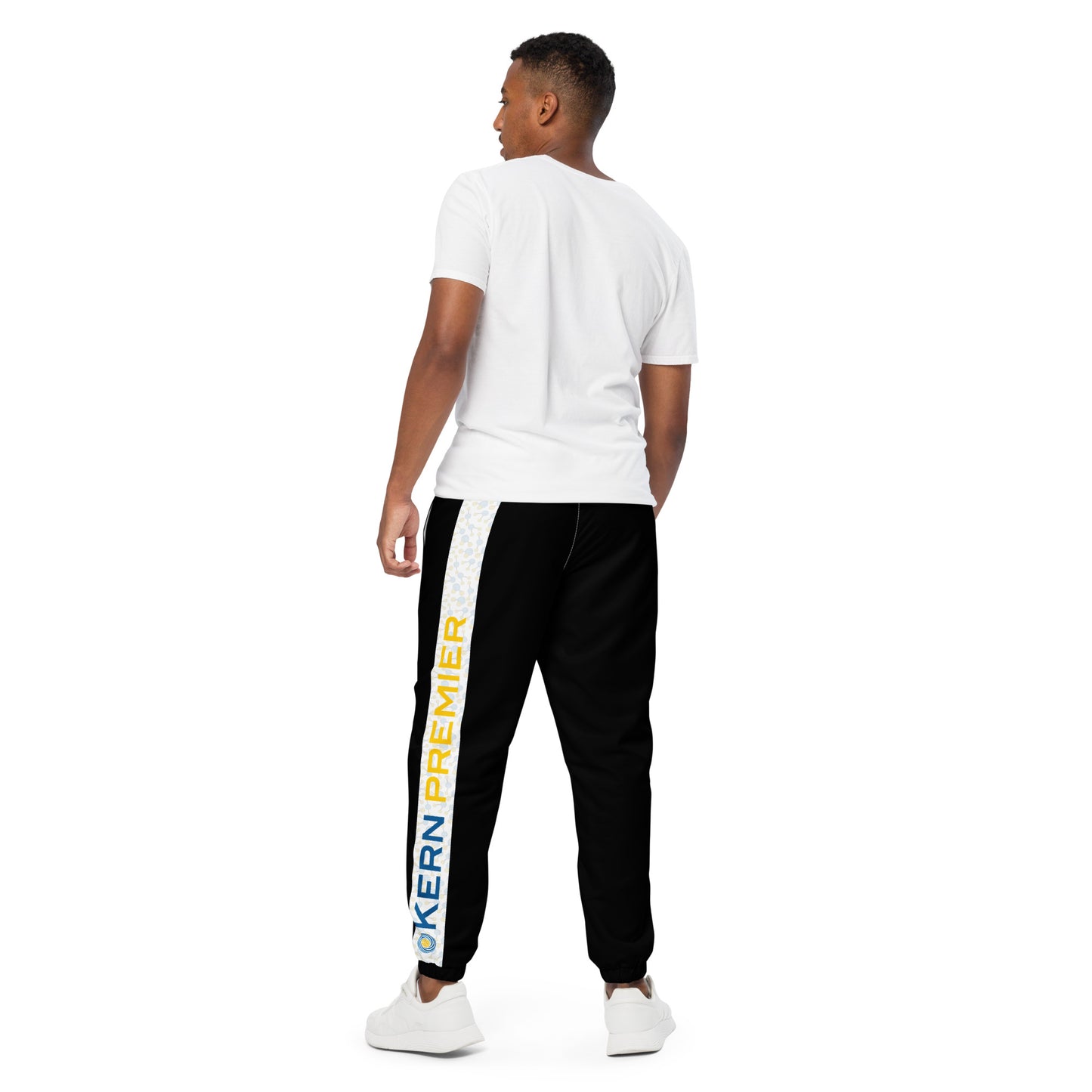 Kern Premier - All over print - Black Track Pant with H2O Molecule with Kern Premier Logo - Unisex track pants