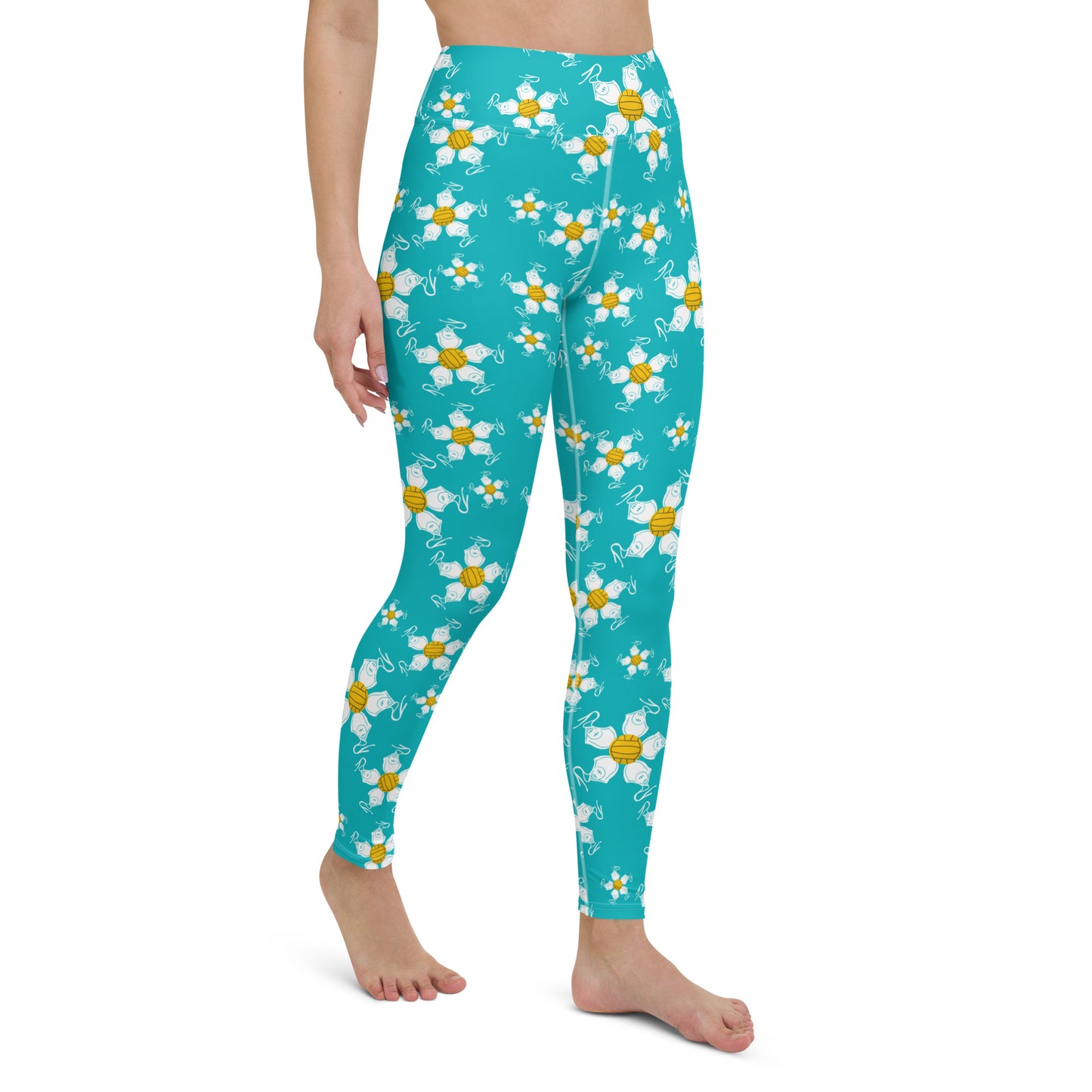 Water Polo Floral Yoga Leggings
