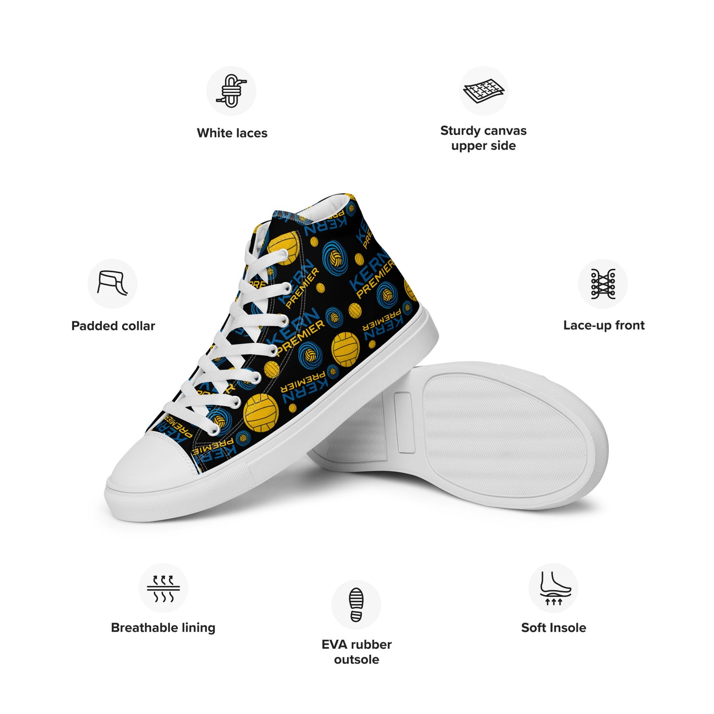Kern Premier- Men’s high top canvas shoes