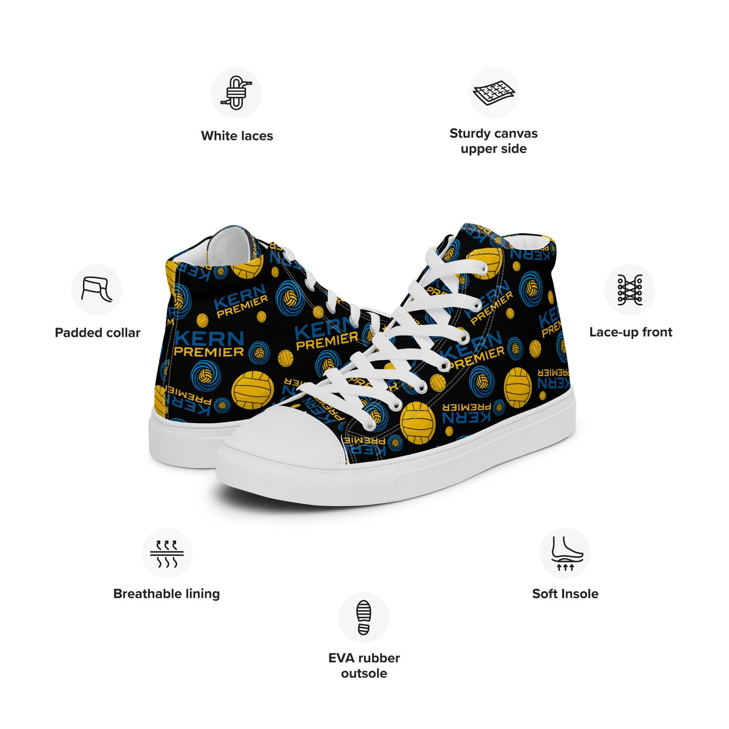 Kern Premier- Men’s high top canvas shoes