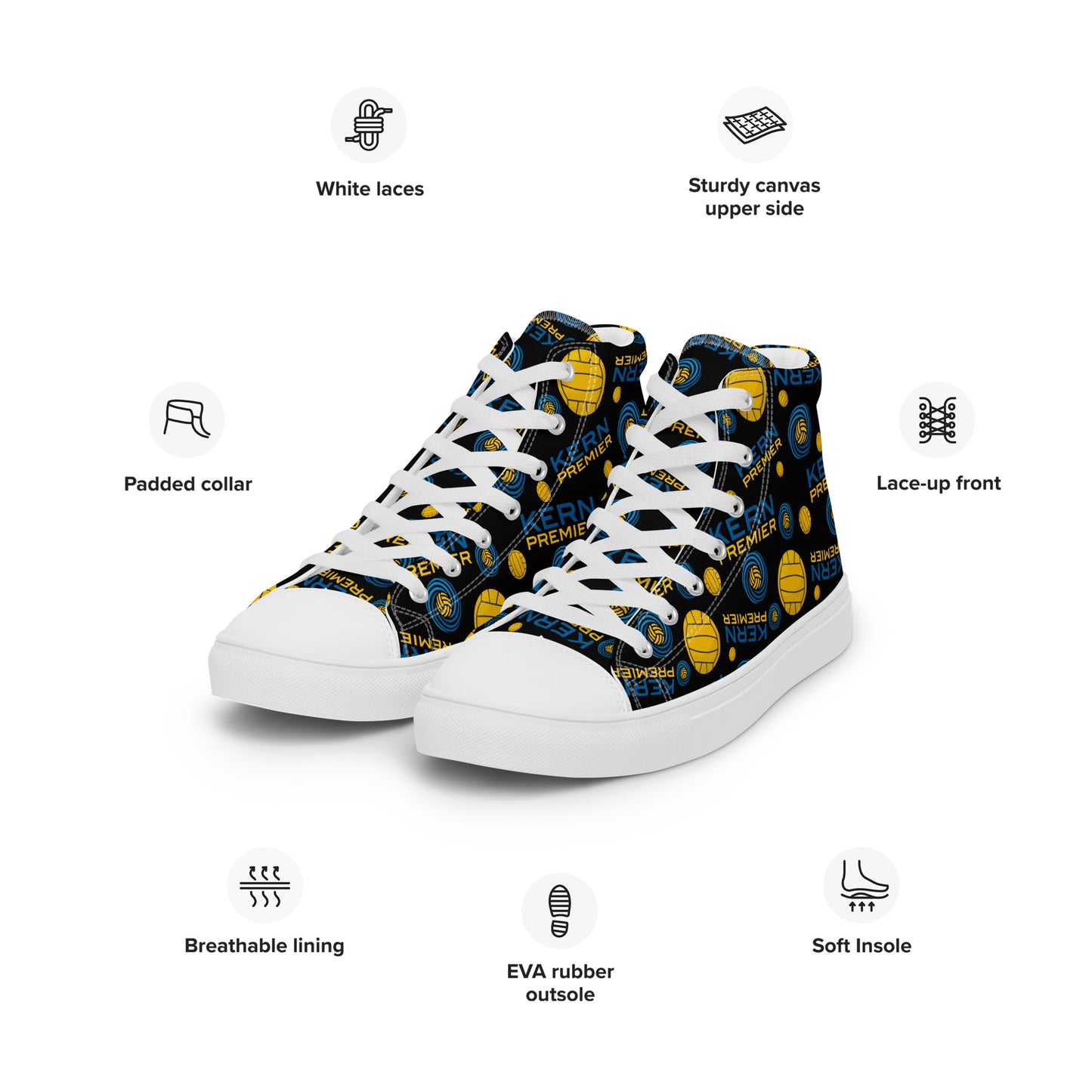 Kern Premier- Men’s high top canvas shoes
