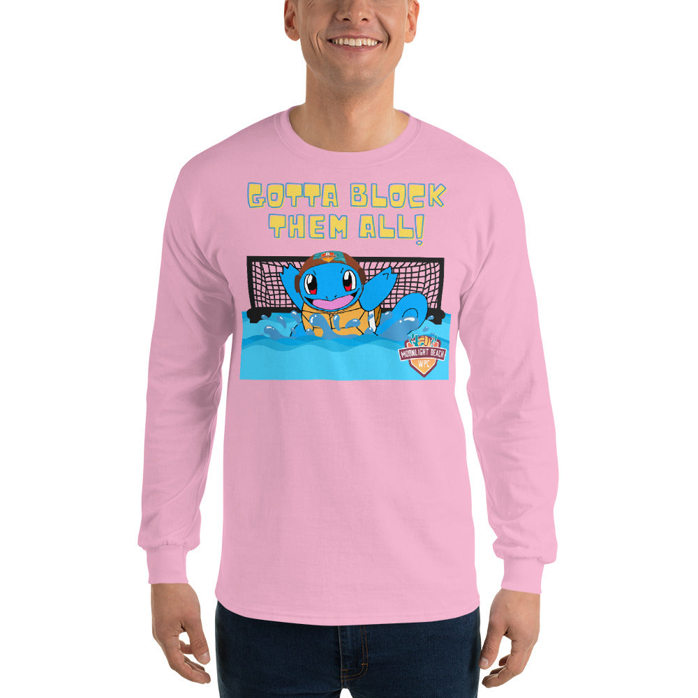 Gotta Block Them All Moonlight Beach WPC - Long Sleeve Shirt - Gildan 2400