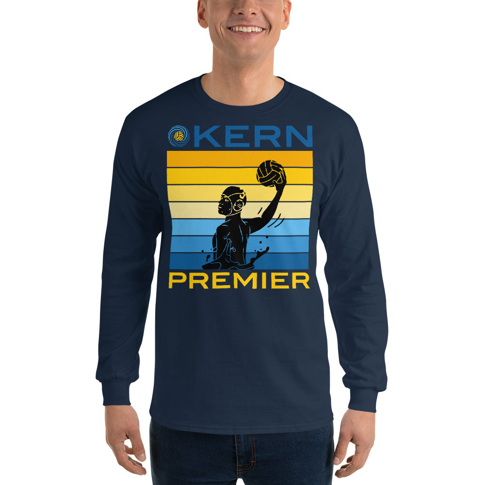Kern Premier - 7 Color Box with Male Silhouette with Split Logo - Long Sleeve Shirt - Gildan 2400