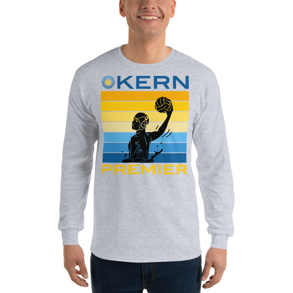 Kern Premier - 7 Color Box with Male Silhouette with Split Logo - Long Sleeve Shirt - Gildan 2400