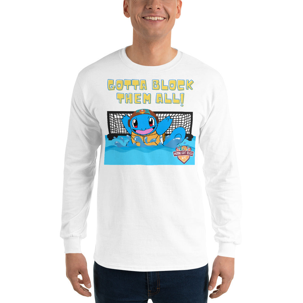 Gotta Block Them All Moonlight Beach WPC - Long Sleeve Shirt - Gildan 2400