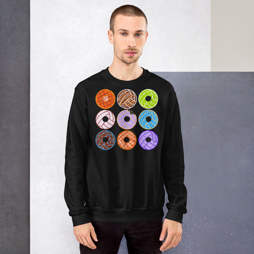 Donut Waterpolo Balls - Unisex Crew Neck Sweatshirt - Gildan 18000