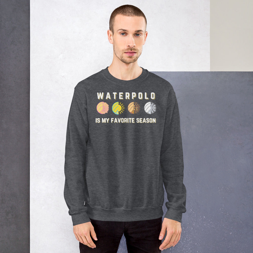 Waterpolo is my Favorite Season - Unisex Crew Neck Sweatshirt - Gildan 18000