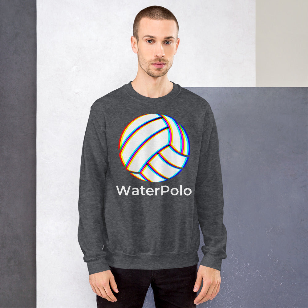 Tick Tock it's Waterpolo Time! - Unisex Crew Neck Sweatshirt - Gildan 18000