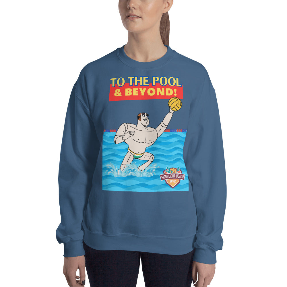 Moonlight Beach WPC To the pool and beyond! Unisex Sweatshirt