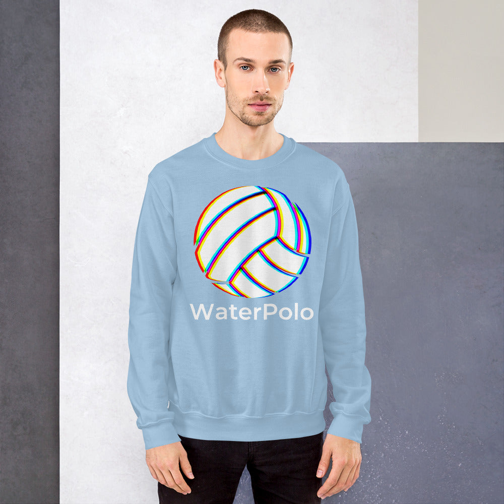 Tick Tock it's Waterpolo Time! - Unisex Crew Neck Sweatshirt - Gildan 18000