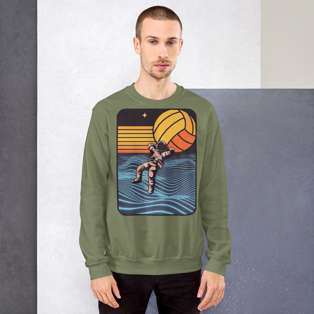 My Water Polo Game is out of this World - Unisex Crew Neck Sweatshirt - Gildan 18000