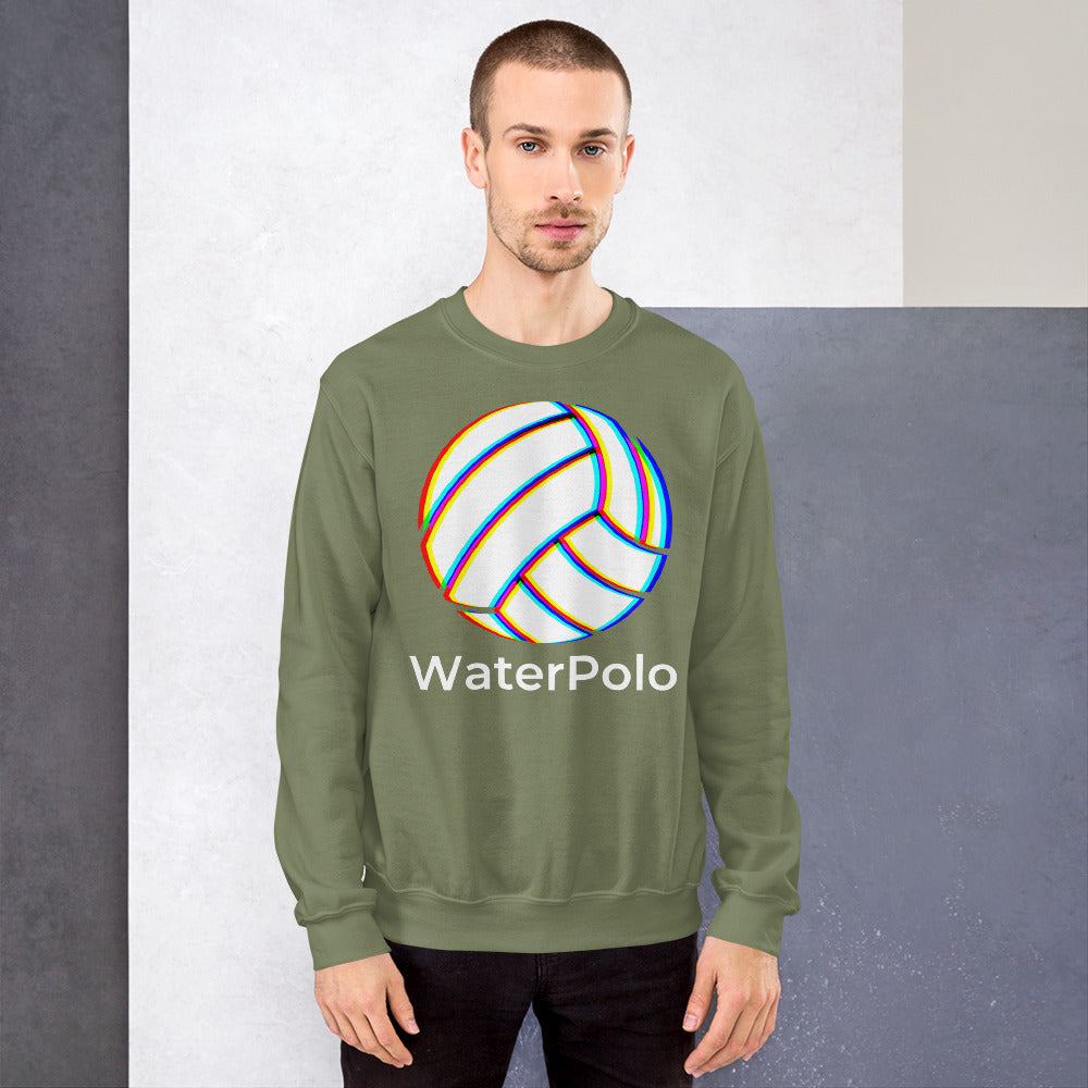 Tick Tock it's Waterpolo Time! - Unisex Crew Neck Sweatshirt - Gildan 18000