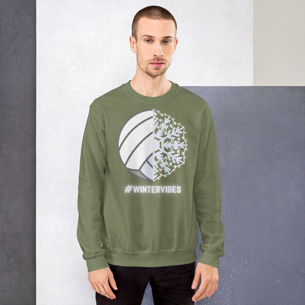 Winter Waterpolo Vibes - Unisex Crew Neck Sweatshirt - Gildan 18000
