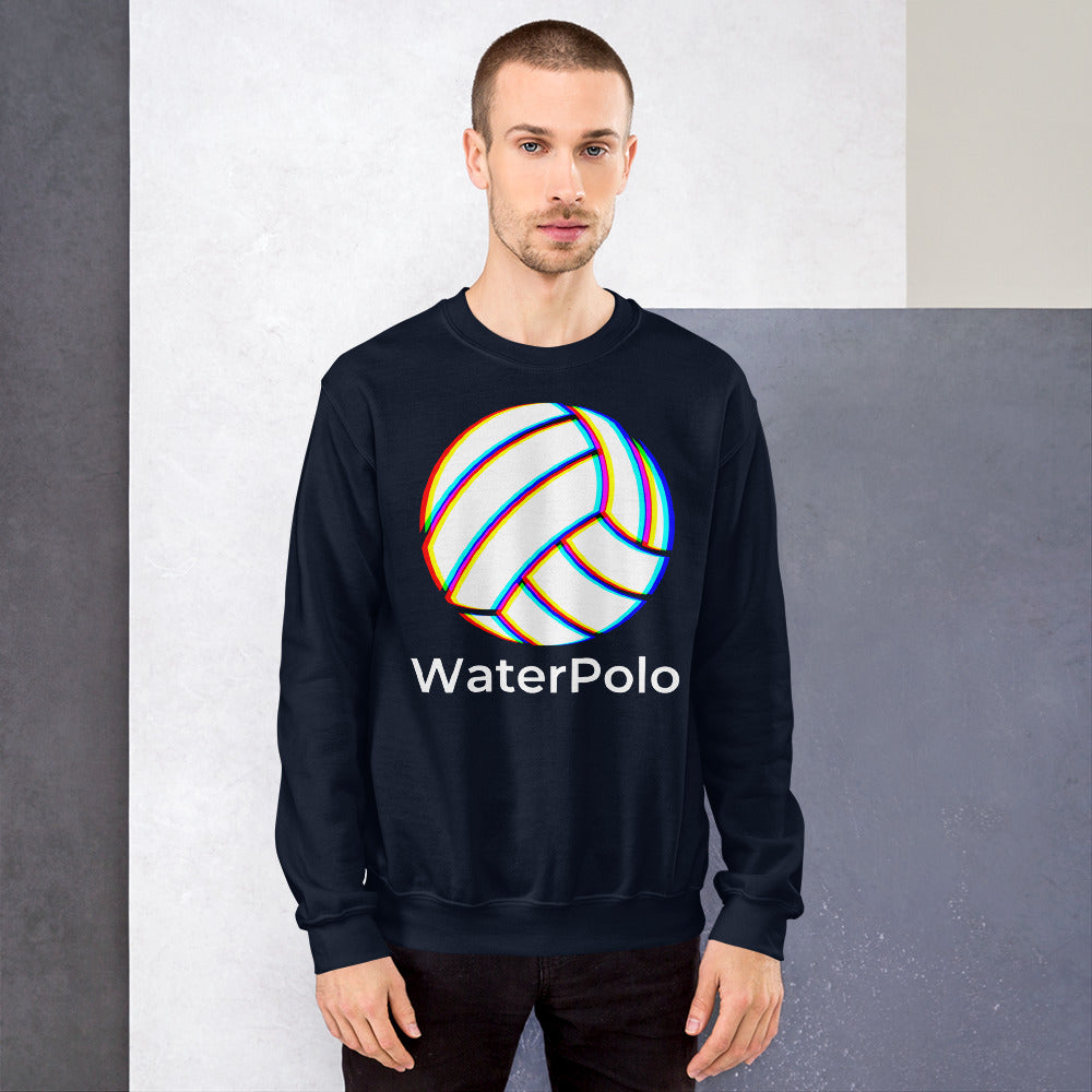 Tick Tock it's Waterpolo Time! - Unisex Crew Neck Sweatshirt - Gildan 18000
