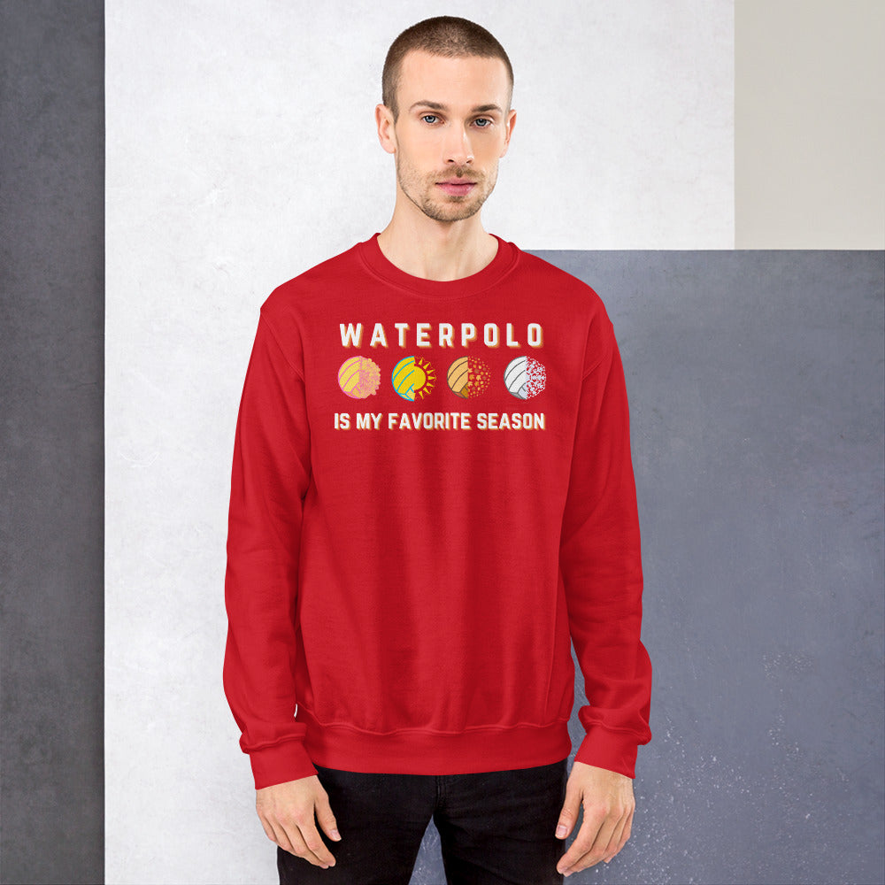 Waterpolo is my Favorite Season - Unisex Crew Neck Sweatshirt - Gildan 18000