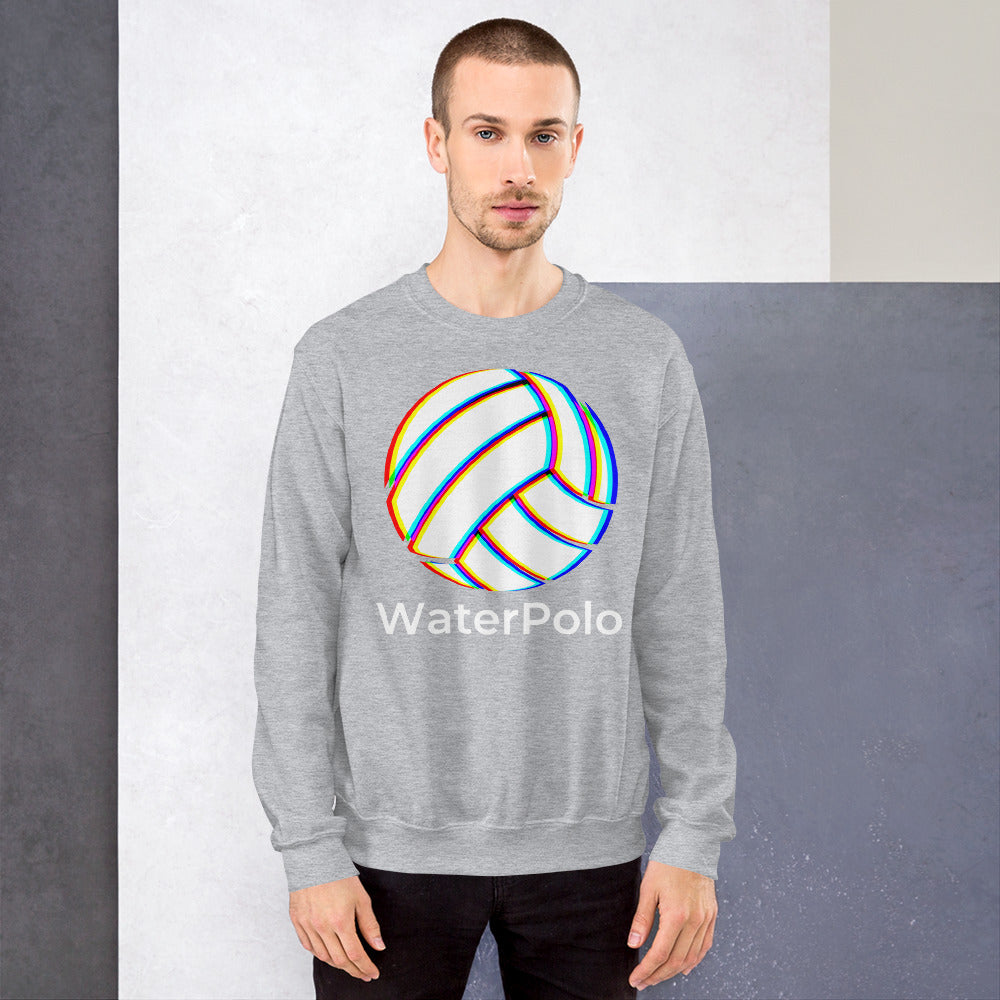 Tick Tock it's Waterpolo Time! - Unisex Crew Neck Sweatshirt - Gildan 18000