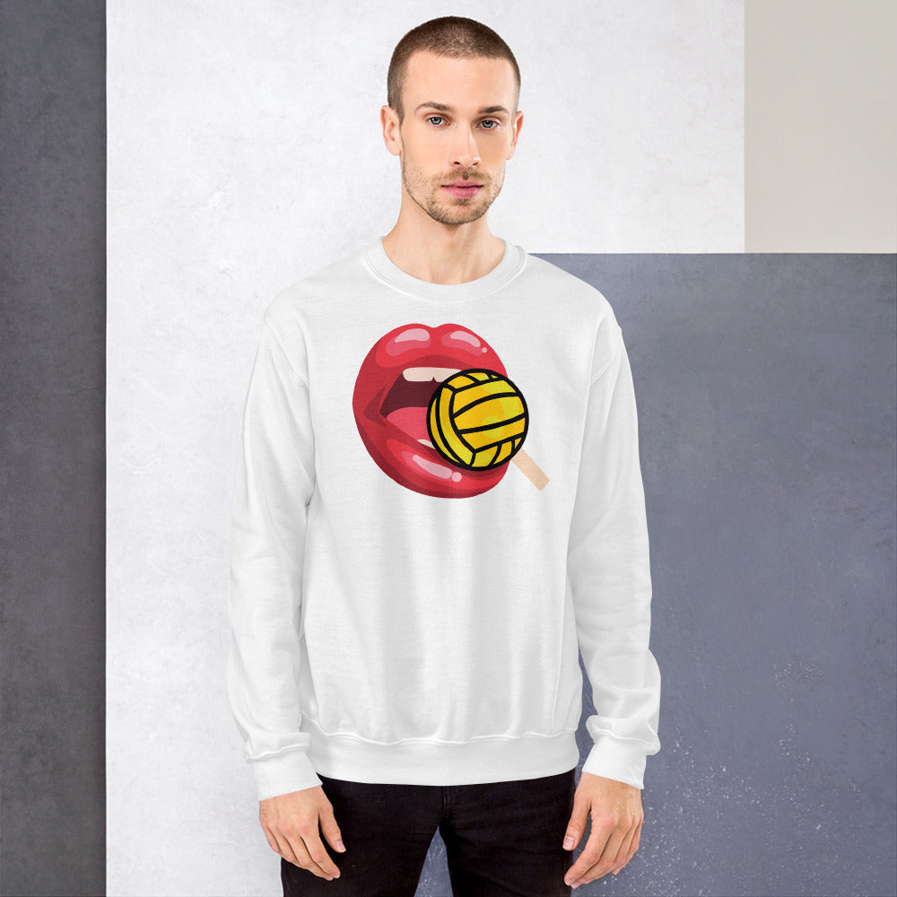 Waterpolo Sucker - Unisex Crew Neck Sweatshirt - Gildan 18000