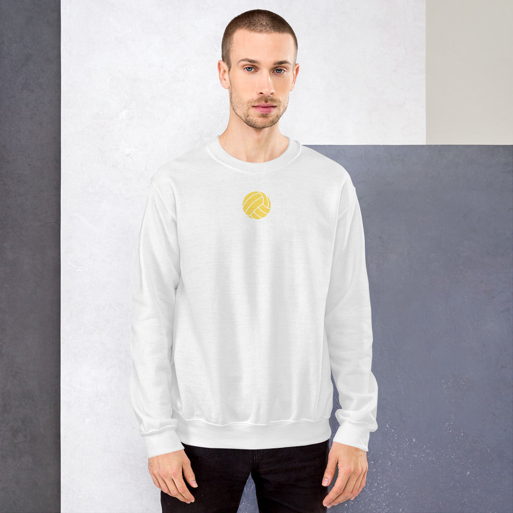 Waterpolo Parent Heartbeat - Unisex Crew Neck Sweatshirt - Gildan 18000