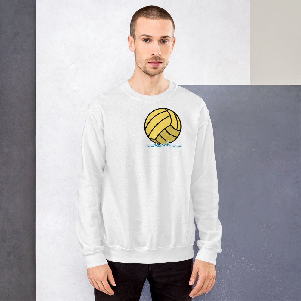 LOVE with Waterpolo Ball O - Unisex Crew Neck Sweatshirt - Gildan 18000