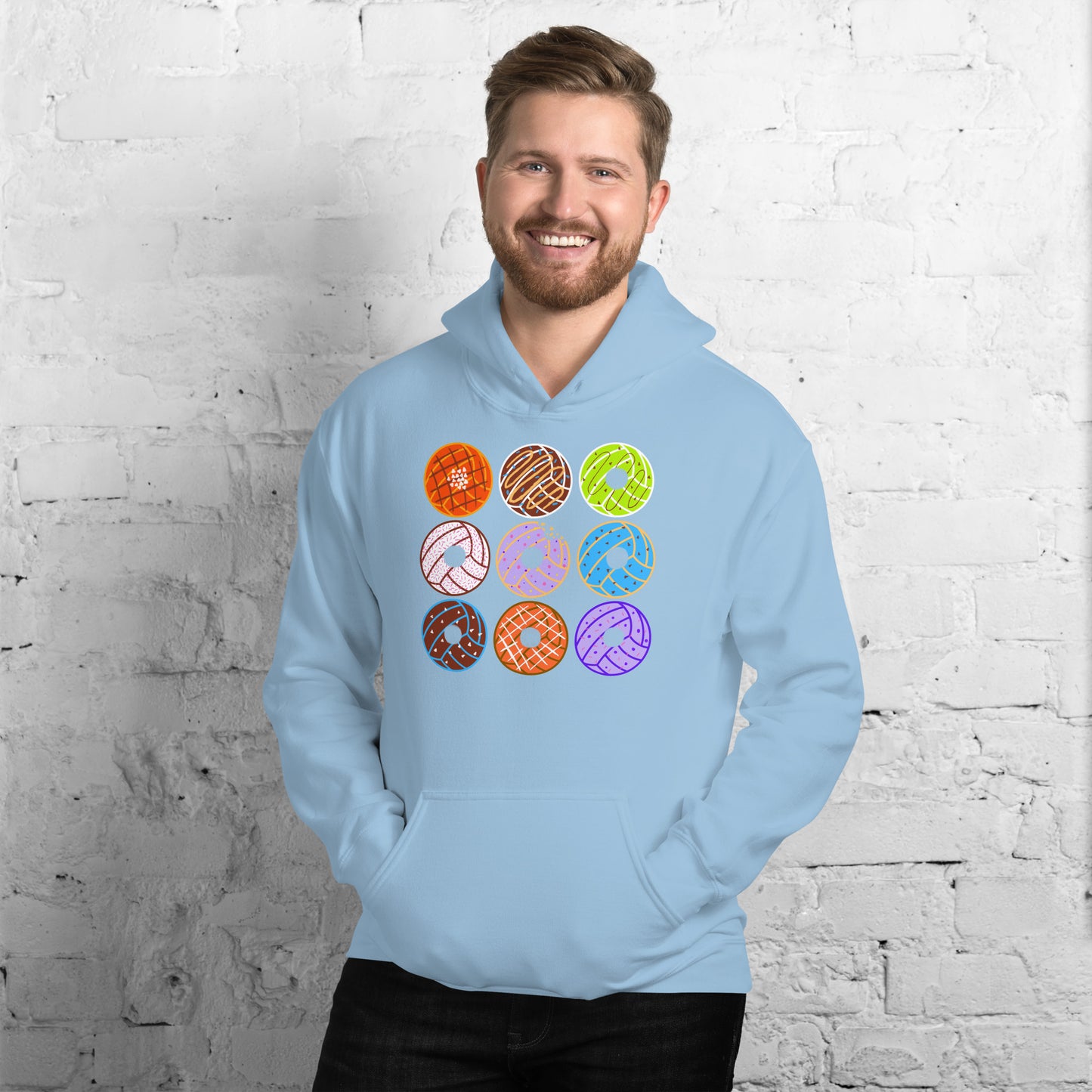 Donut Waterpolo Balls - Unisex Heavy Blend Hoodie - Gildan 18500