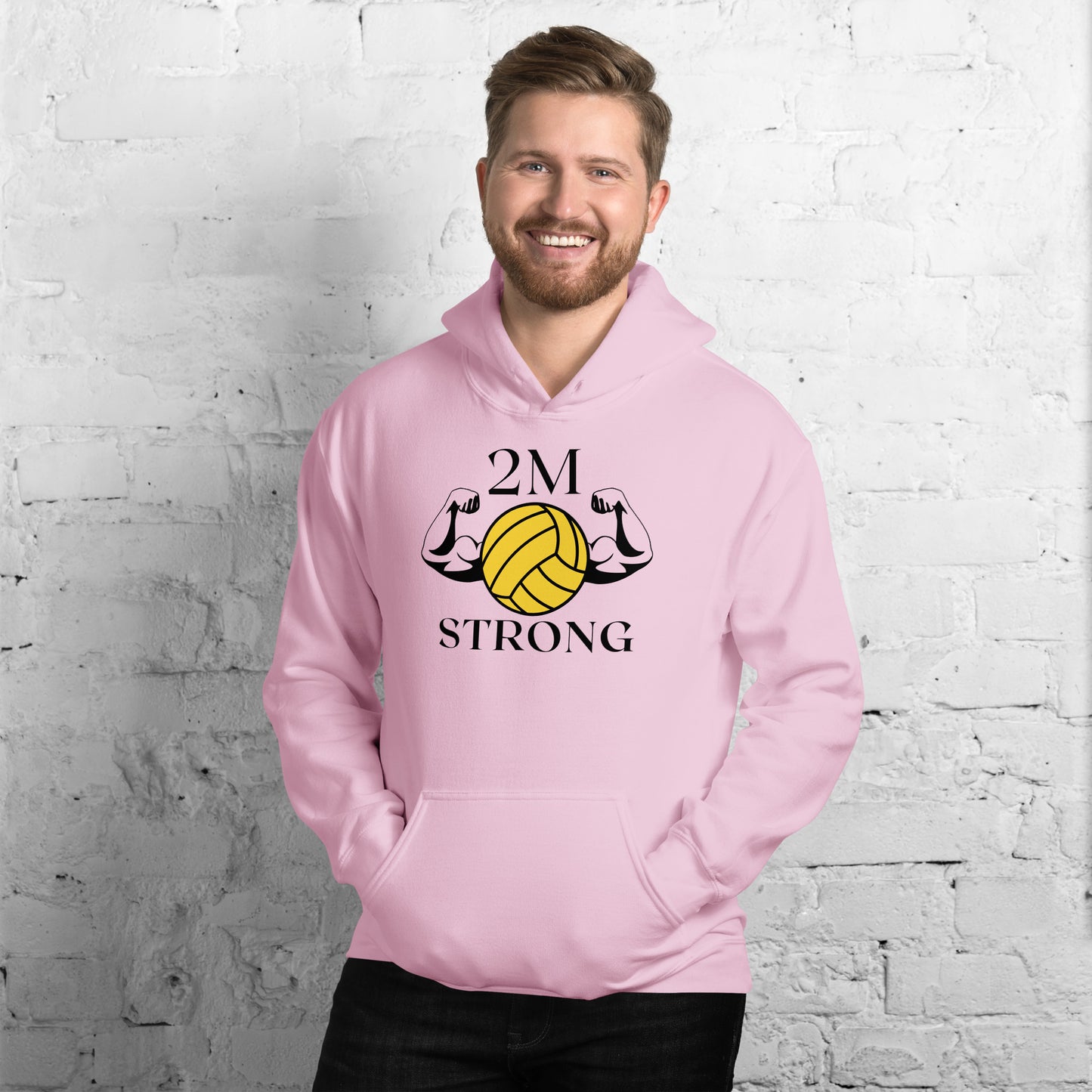 2 Meter Strong Big Logo Unisex Hoodie