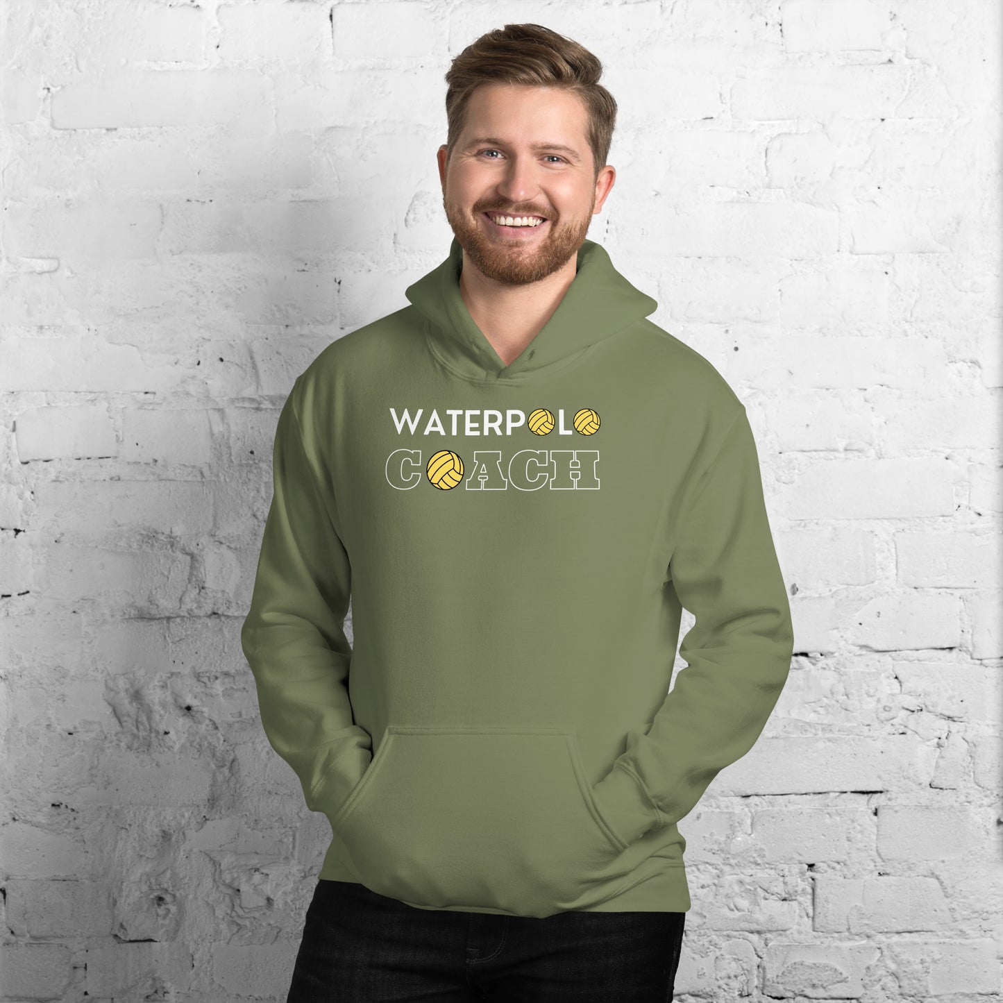 Waterpolo Coach - Unisex Heavy Blend Hoodie - Gildan 18500
