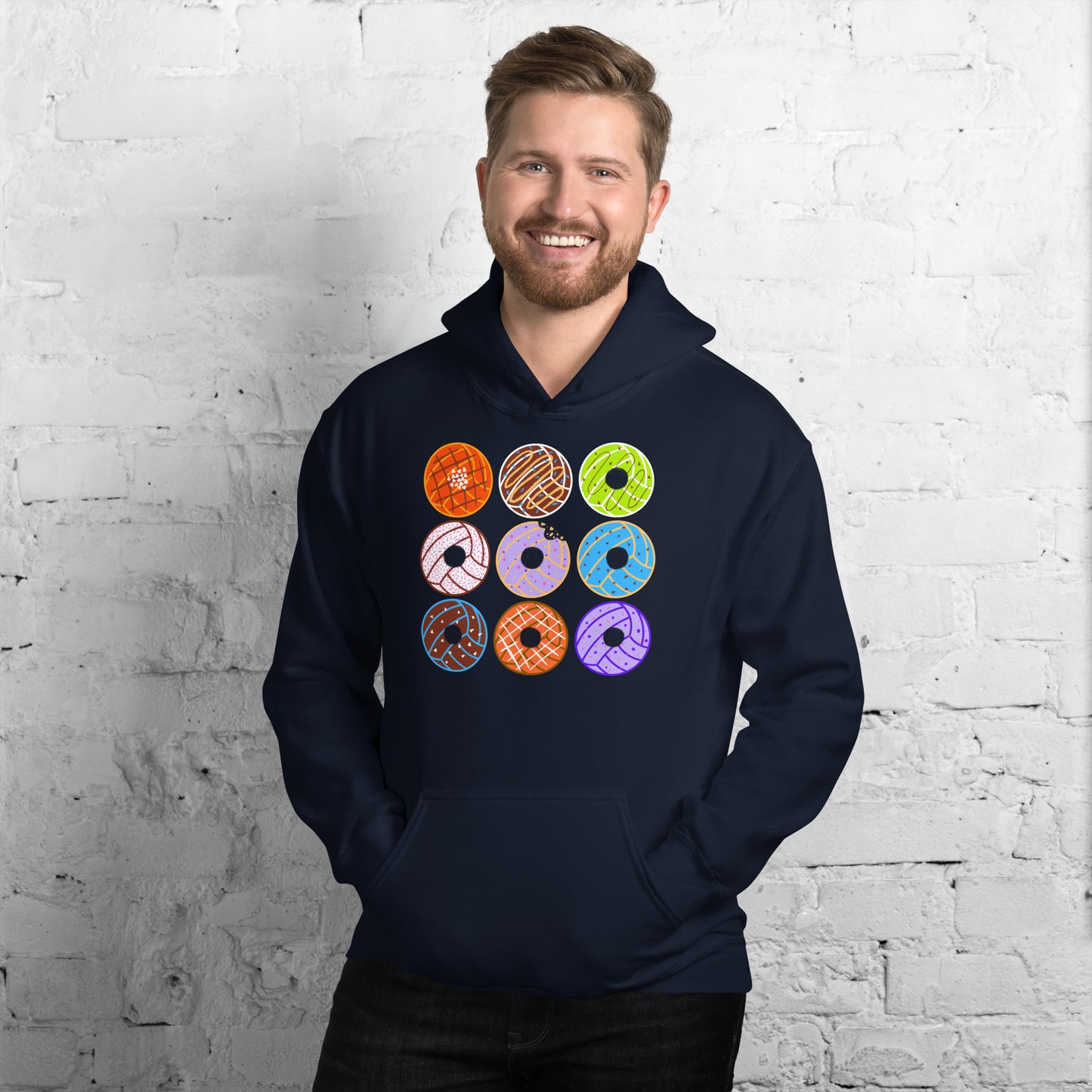 Donut Waterpolo Balls - Unisex Heavy Blend Hoodie - Gildan 18500
