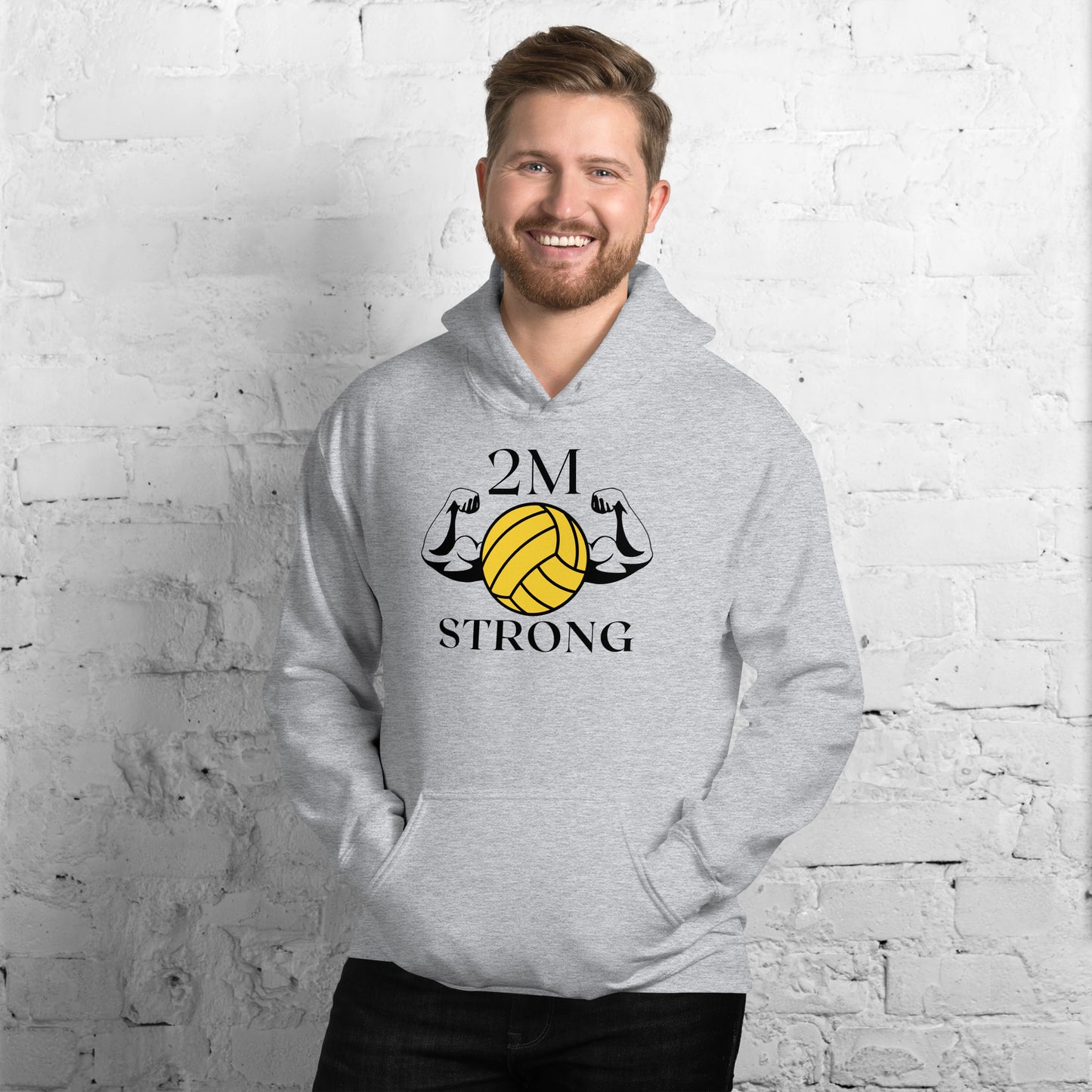2 Meter Strong Big Logo Unisex Hoodie