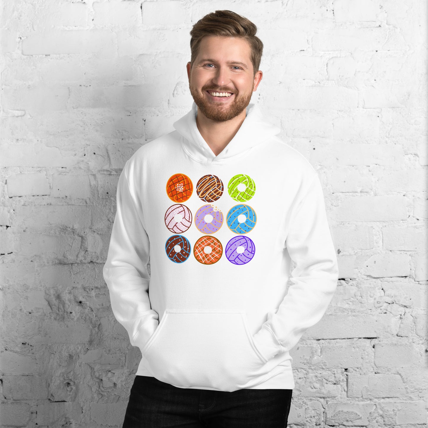 Donut Waterpolo Balls - Unisex Heavy Blend Hoodie - Gildan 18500