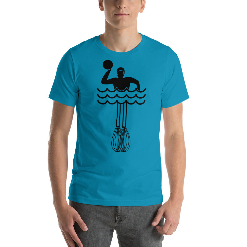 Egg Beatering Male Silhouette - Unisex Soft T-shirt - Bella Canvas 3001