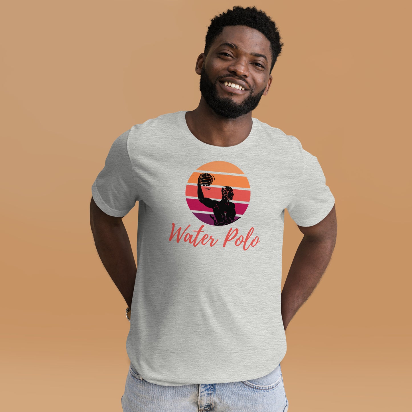 Sunset Male Silhouette Unisex t-shirt Bella Canvas 3001